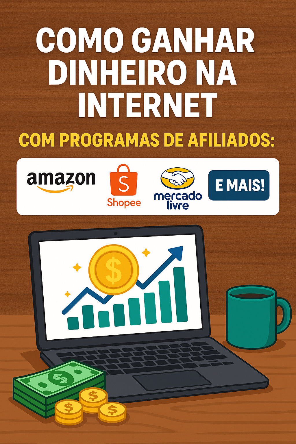 Como Ganhar Dinheiro na Internet com Programas de Afiliados: Amazon, Shopee, Mercado Livre e Mais!